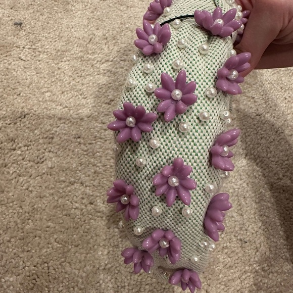 lele sadoughi "petunia embellished knot headband NWT - Picture 5 of 5